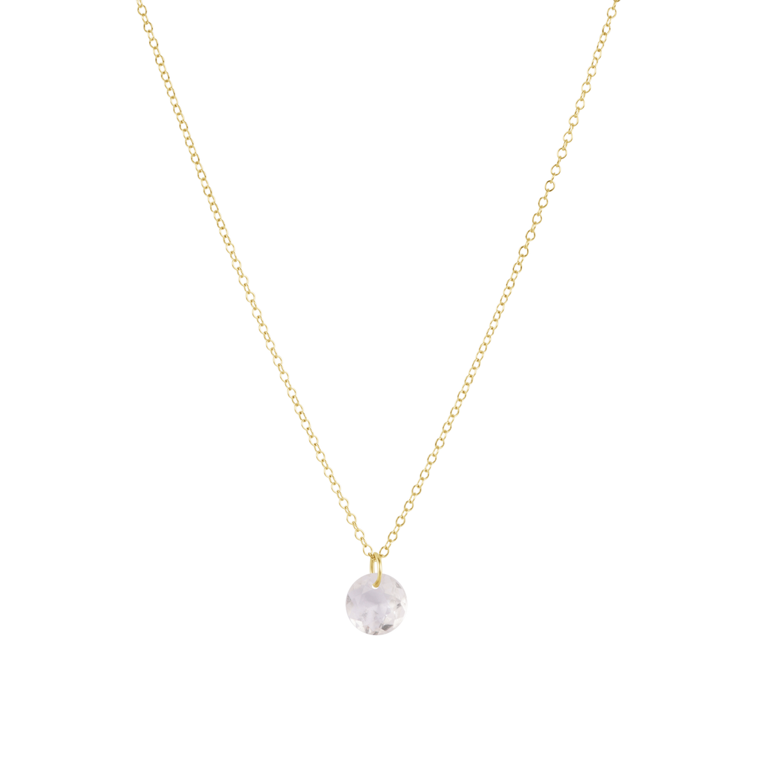 enewton 16" Necklace Gold - Reflection Small Charm - April