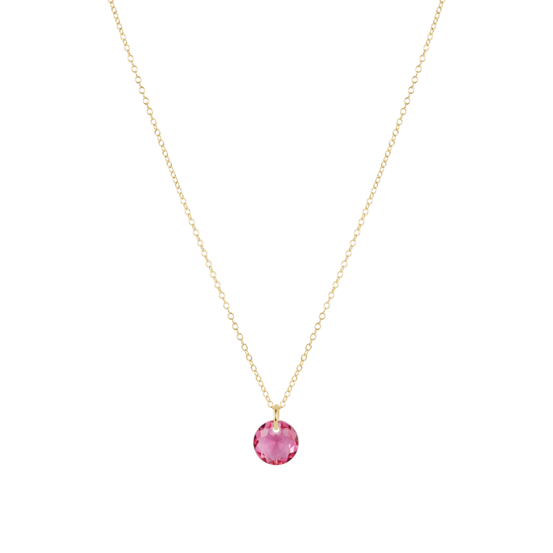 enewton 16" Necklace Gold - Reflection Small Charm - October