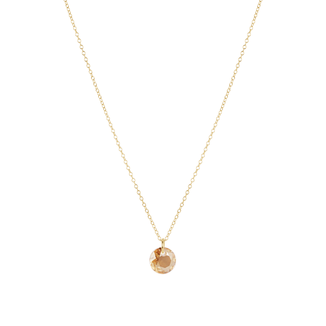 enewton 16" Necklace Gold - Reflection Small Charm - November