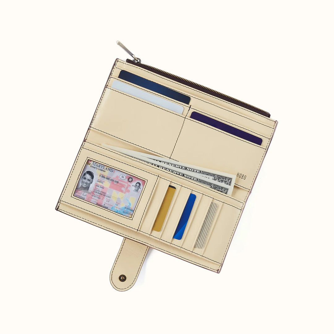 HOBO Dunn Continental Wallet - Butter Yellow-Final Sale