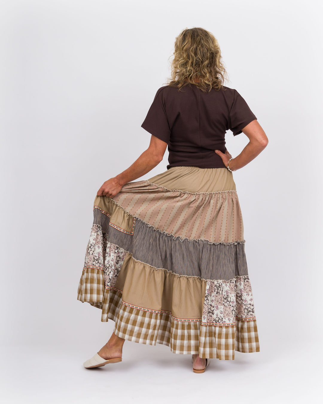 Angel Crew Neck Top Chocolate