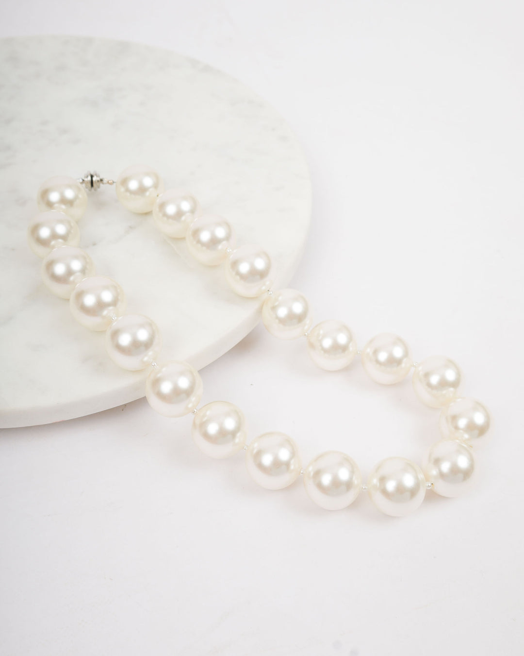 20in Pearl Necklace - Ivory