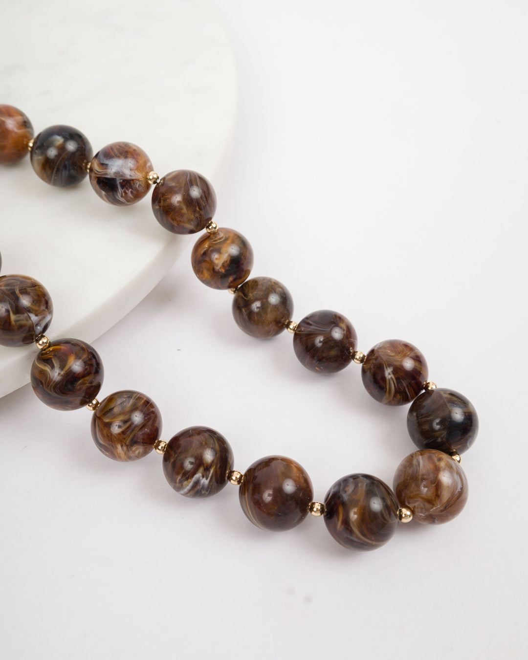Marble Bead Necklace