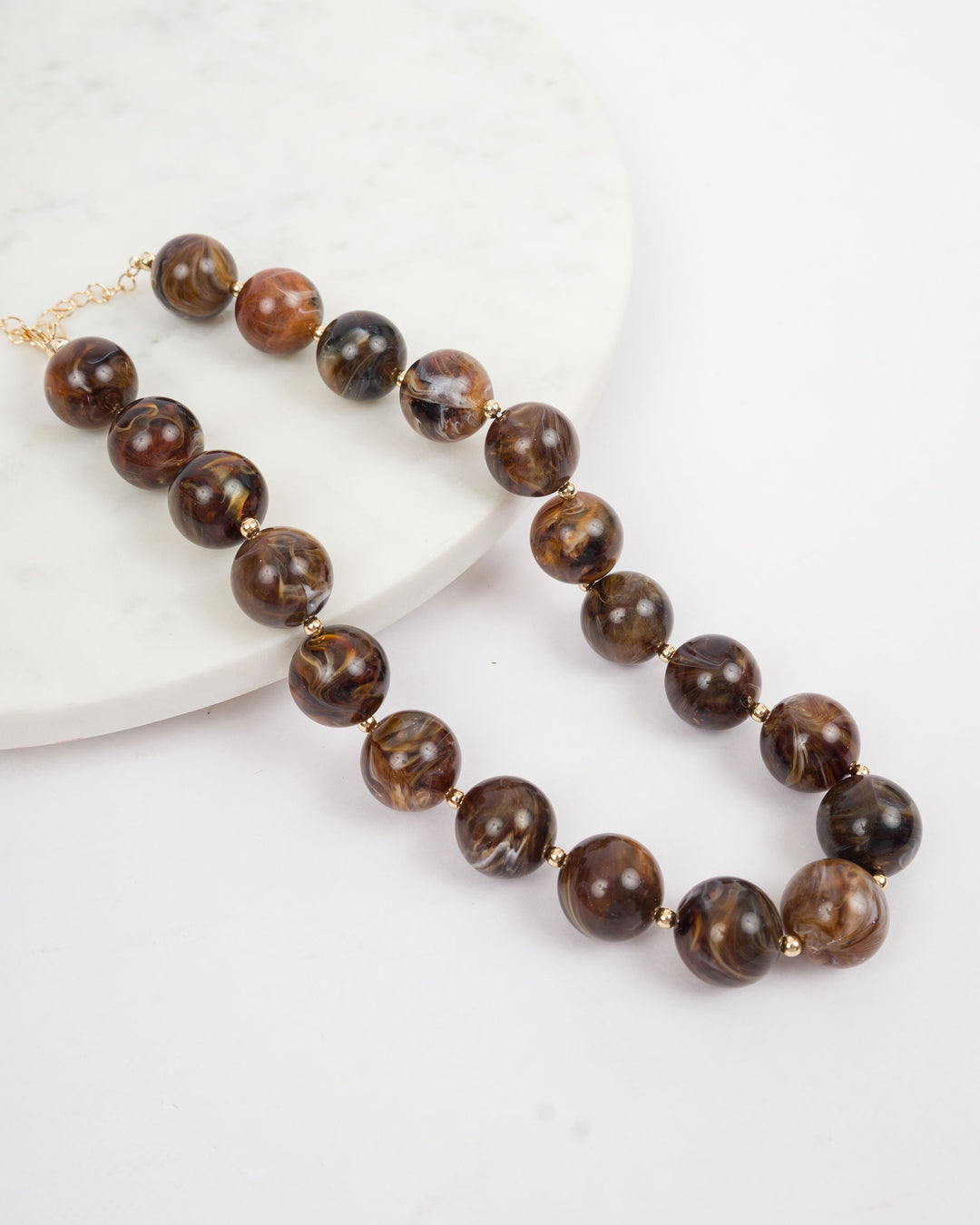 Marble Bead Necklace