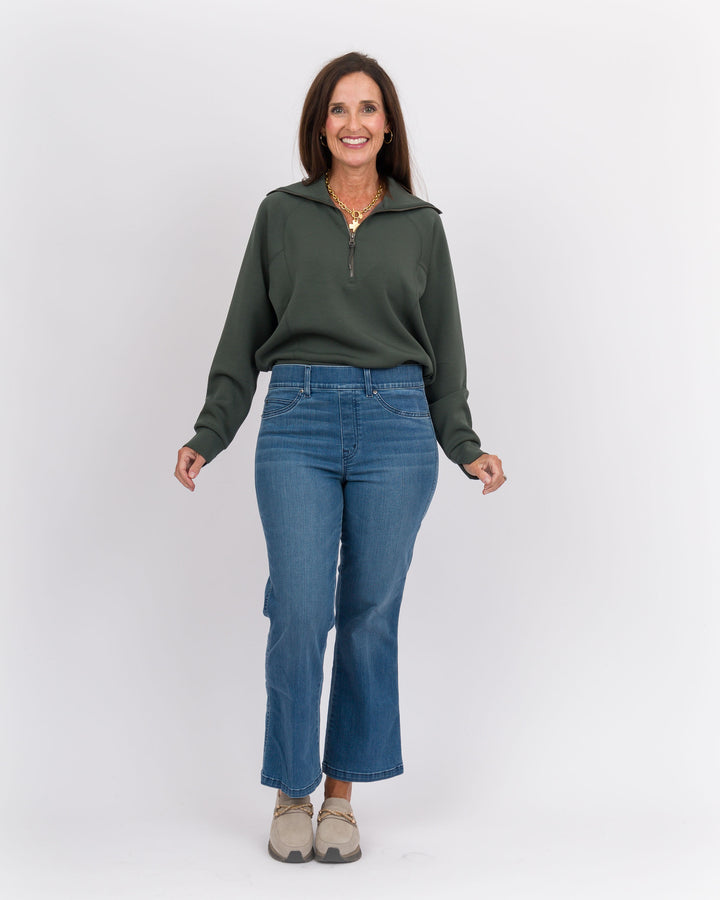 Spanx Kick Flare Crop Vintage Indigo-Final Sale