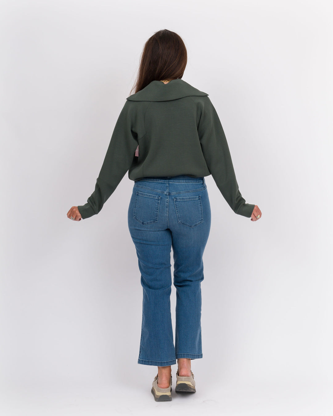 Spanx Kick Flare Crop Vintage Indigo-Final Sale