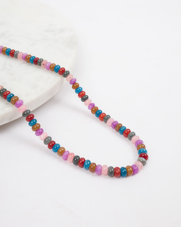 Timeless Clasp Beaded Necklace - Multicolor