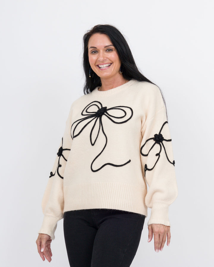 Let's Talk Flowers Sweater