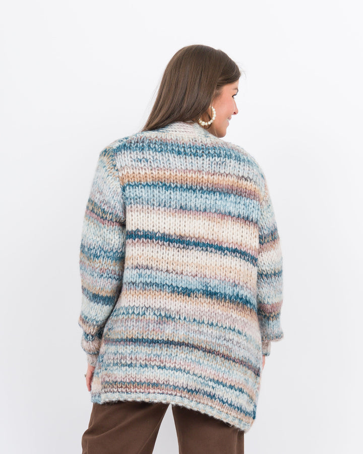 Knitted Cardigan- Blue