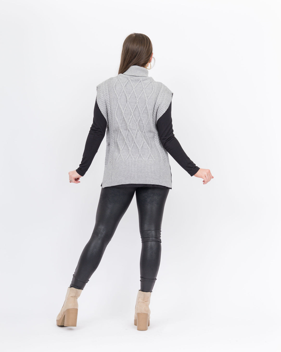 Leora Vest - Grey