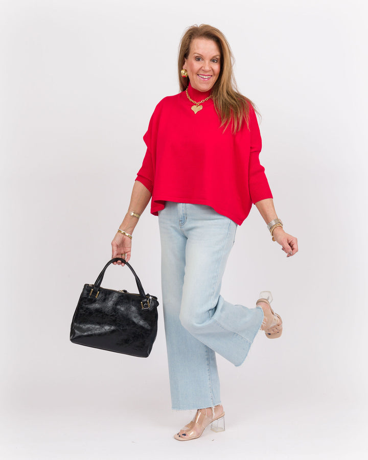 Kerisma Aja Ortho Sweater- Solid Scarlett