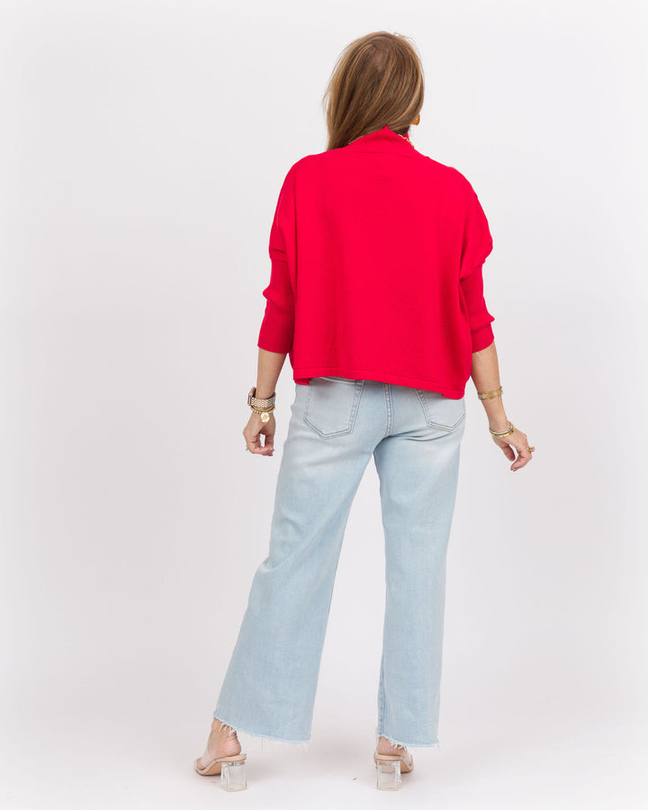 Kerisma Aja Ortho Sweater- Solid Scarlett
