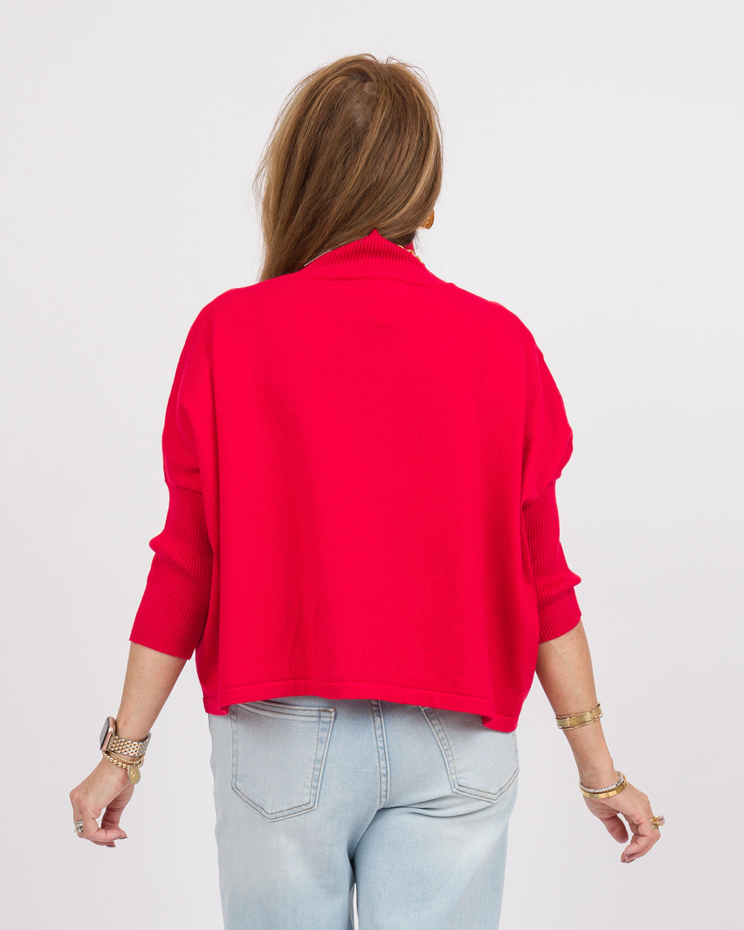 Kerisma Aja Ortho Sweater- Solid Scarlett