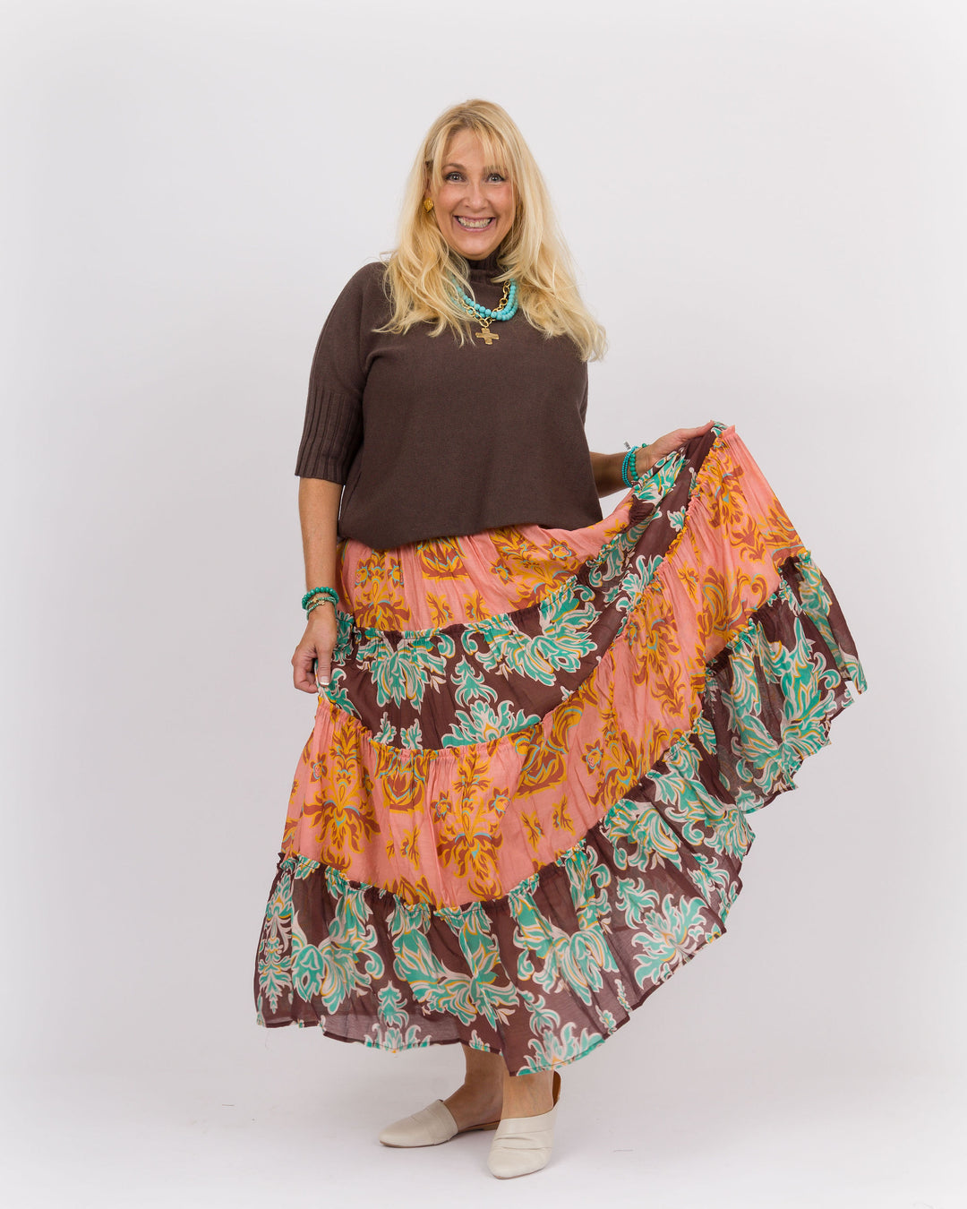 Josette Skirt Coral Paradise
