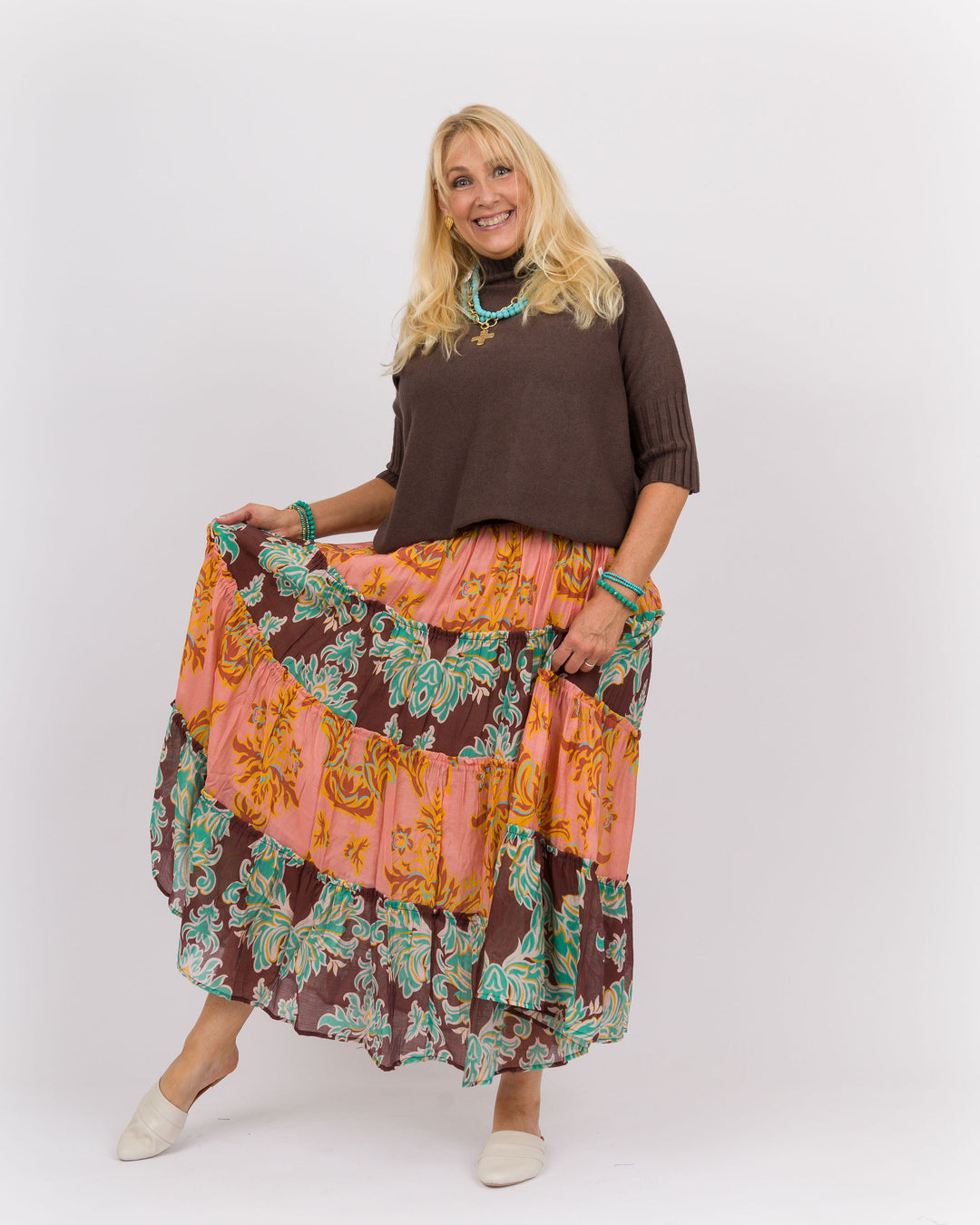 Josette Skirt Coral Paradise
