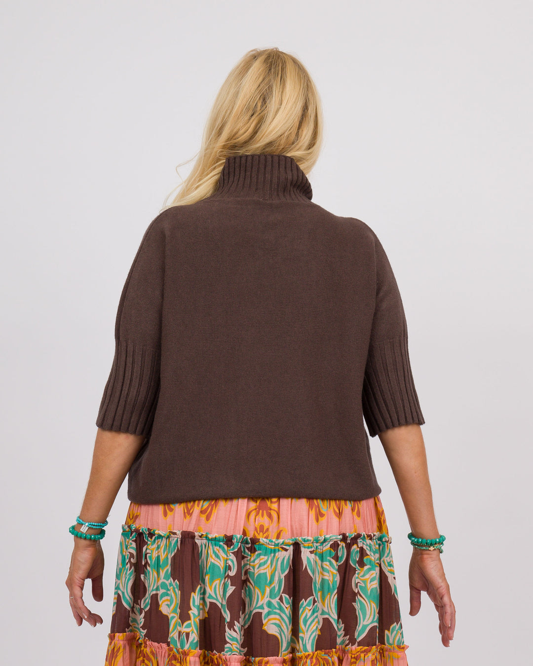 The Maple Turtleneck - Chocolate