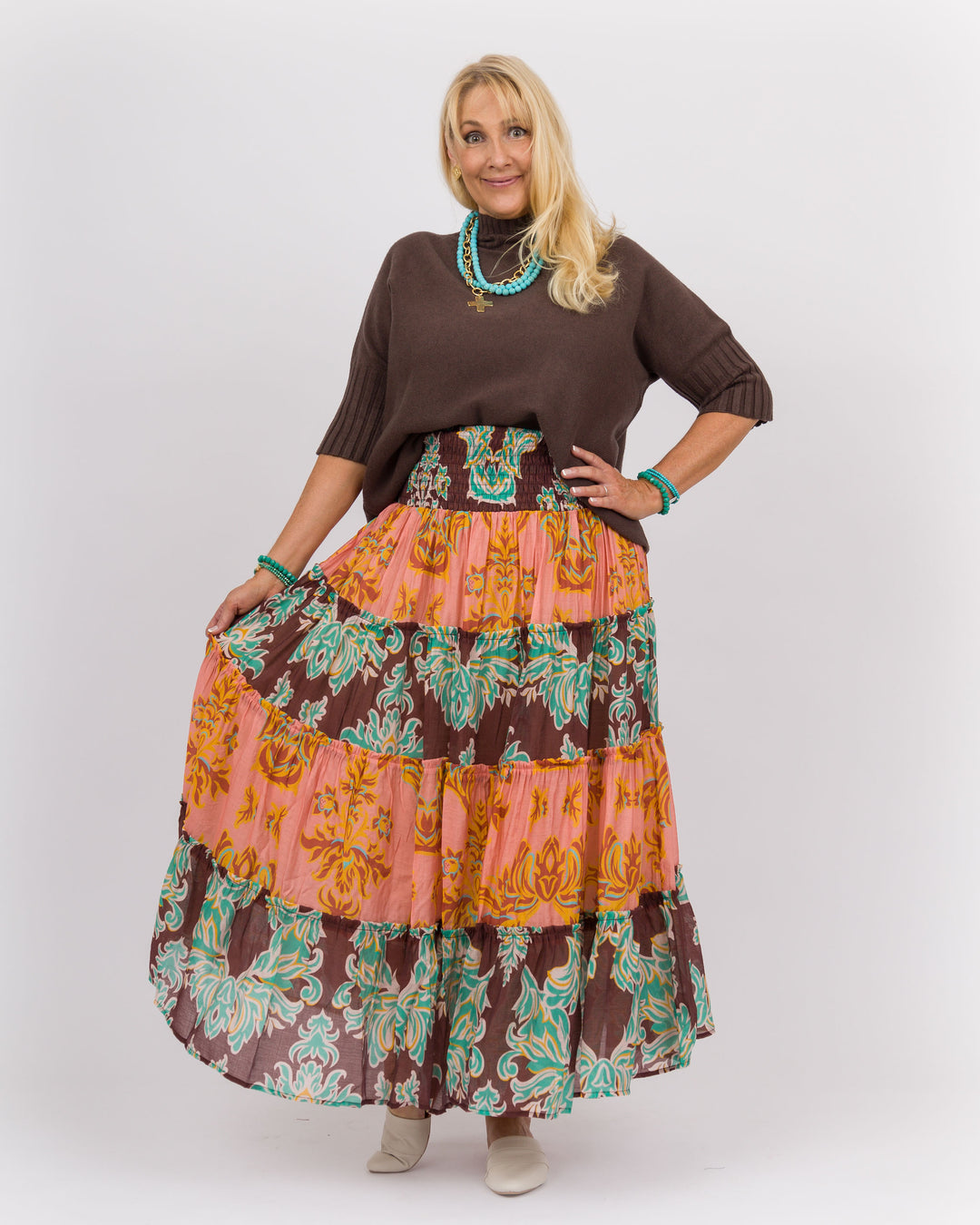 Josette Skirt Coral Paradise