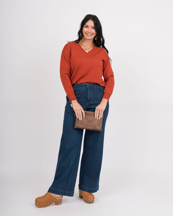 Judy Blue HW LUX Retro Wide DK - Nightfall Blue