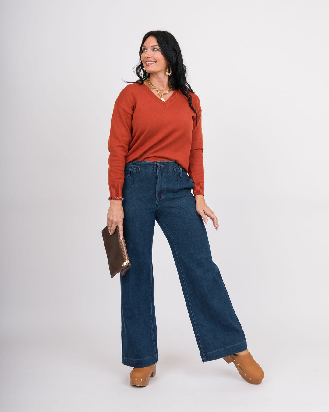 Judy Blue HW LUX Retro Wide DK - Nightfall Blue