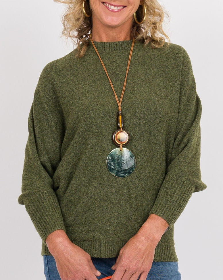 Kerisma Moon Top - Olive Jade