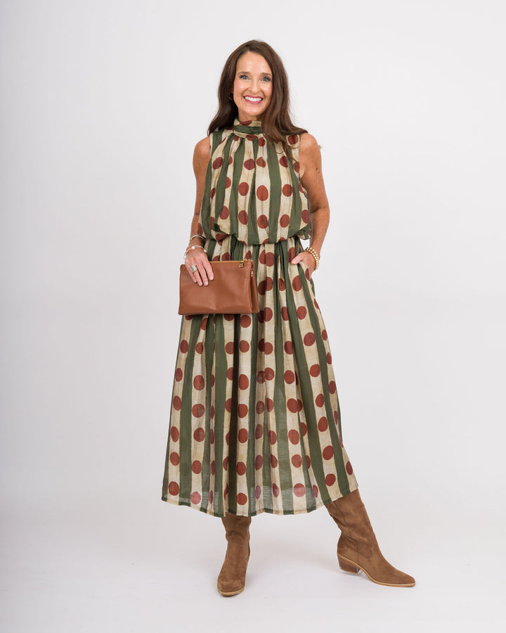 Arden Sleeveless Midi Dress