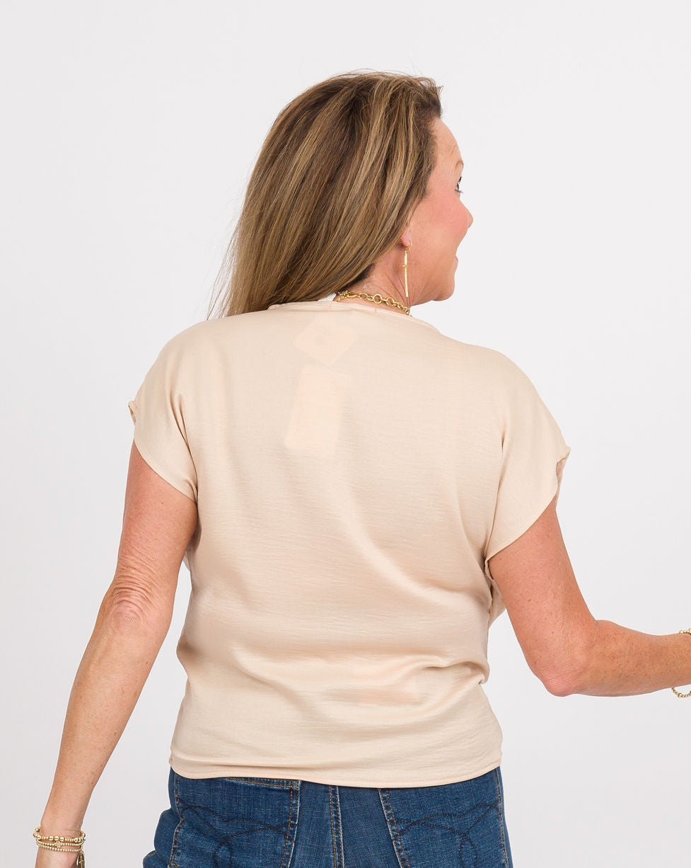 Champagne Grace Top