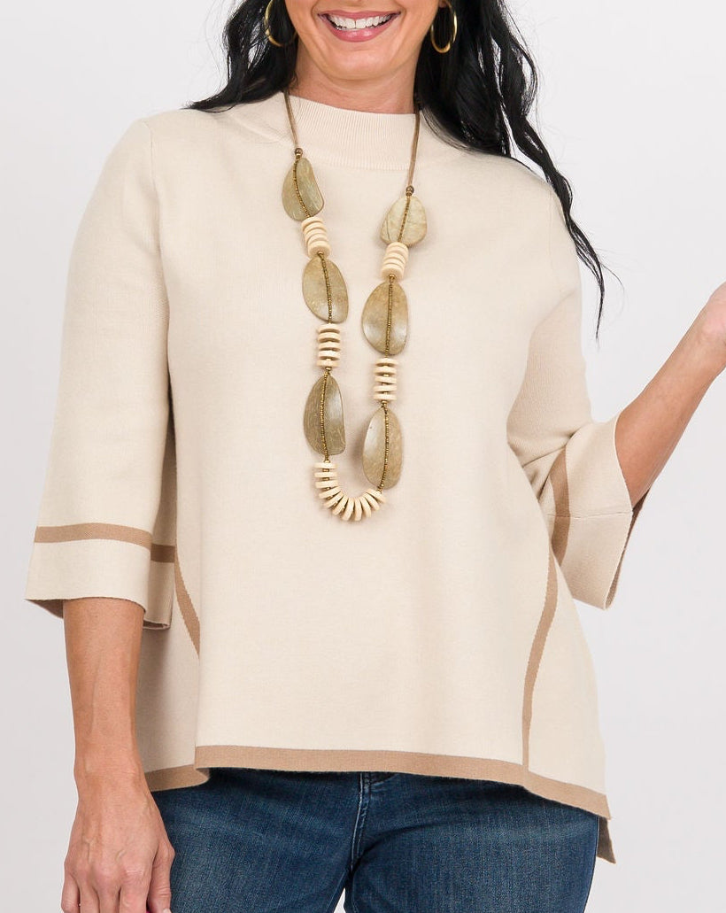 The Cozy Cappuccino Top
