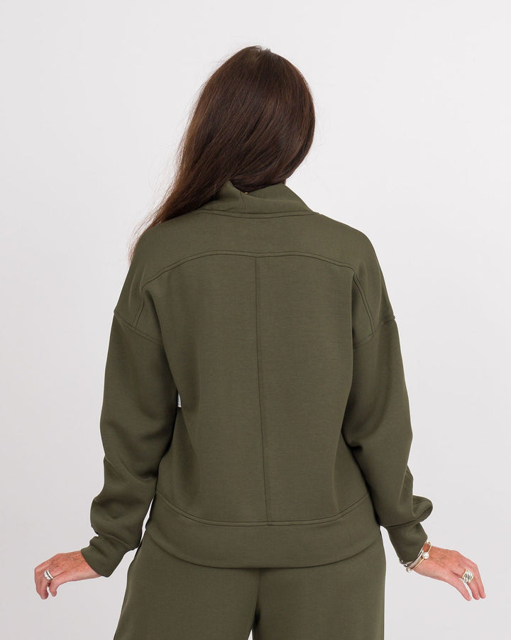 Spanx AirEssentials V-Neck Long Sleeve - Monstera