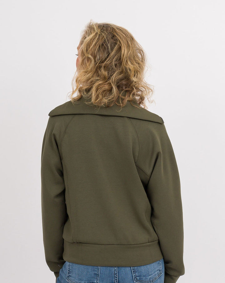 Spanx Air Essentials Half Zip - Monstera