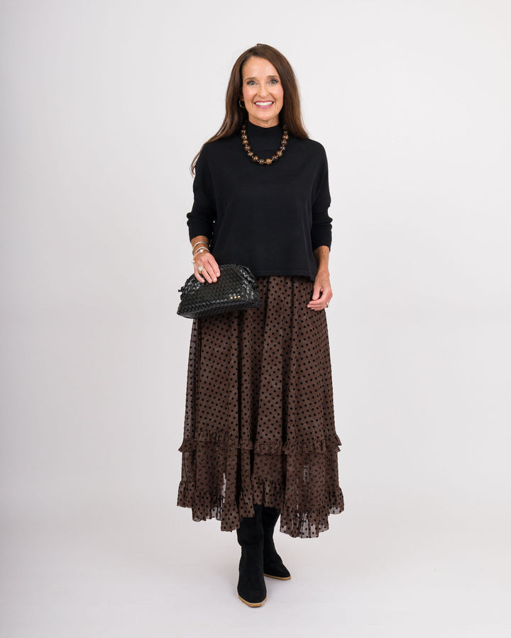 Garrett Espresso Maxi Skirt