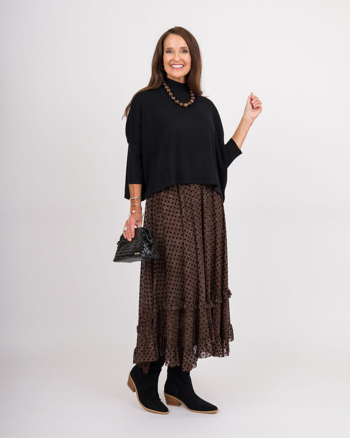 Garrett Espresso Maxi Skirt