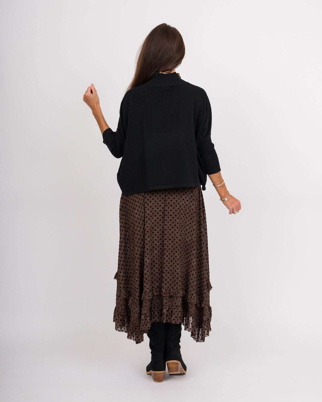 Garrett Espresso Maxi Skirt