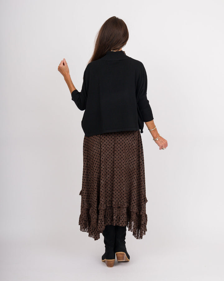 Garrett Espresso Maxi Skirt