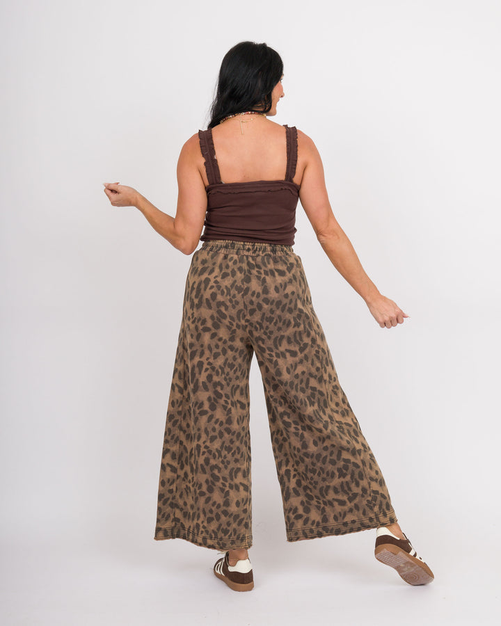 Brown Rib Knit Tank Top