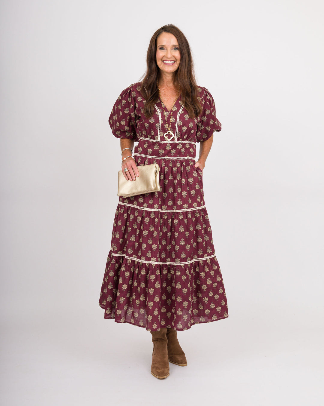 Posey Puff Sleeve Dress