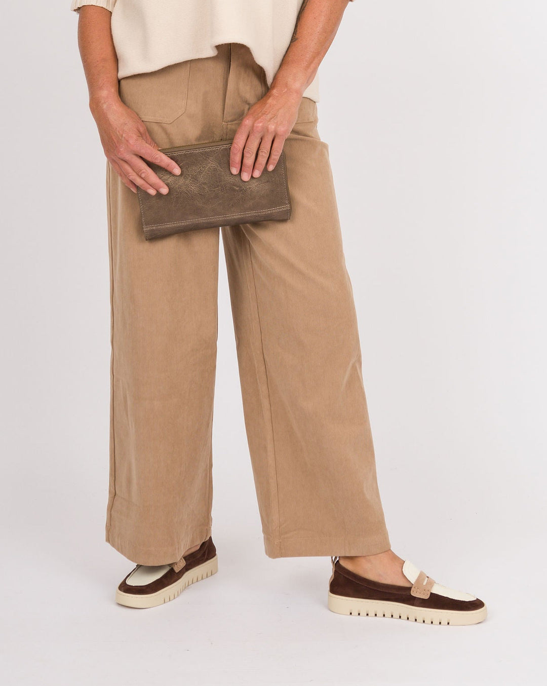 Conner Taupe Corduroy Pants