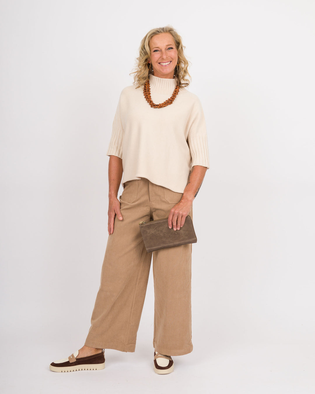 Conner Taupe Corduroy Pants