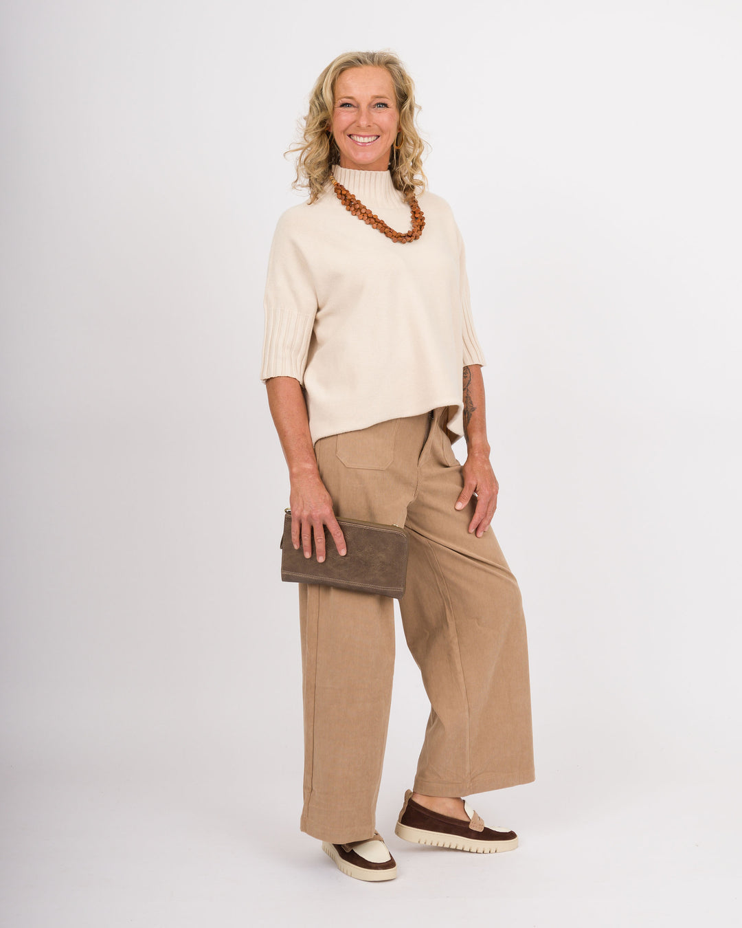 Conner Taupe Corduroy Pants