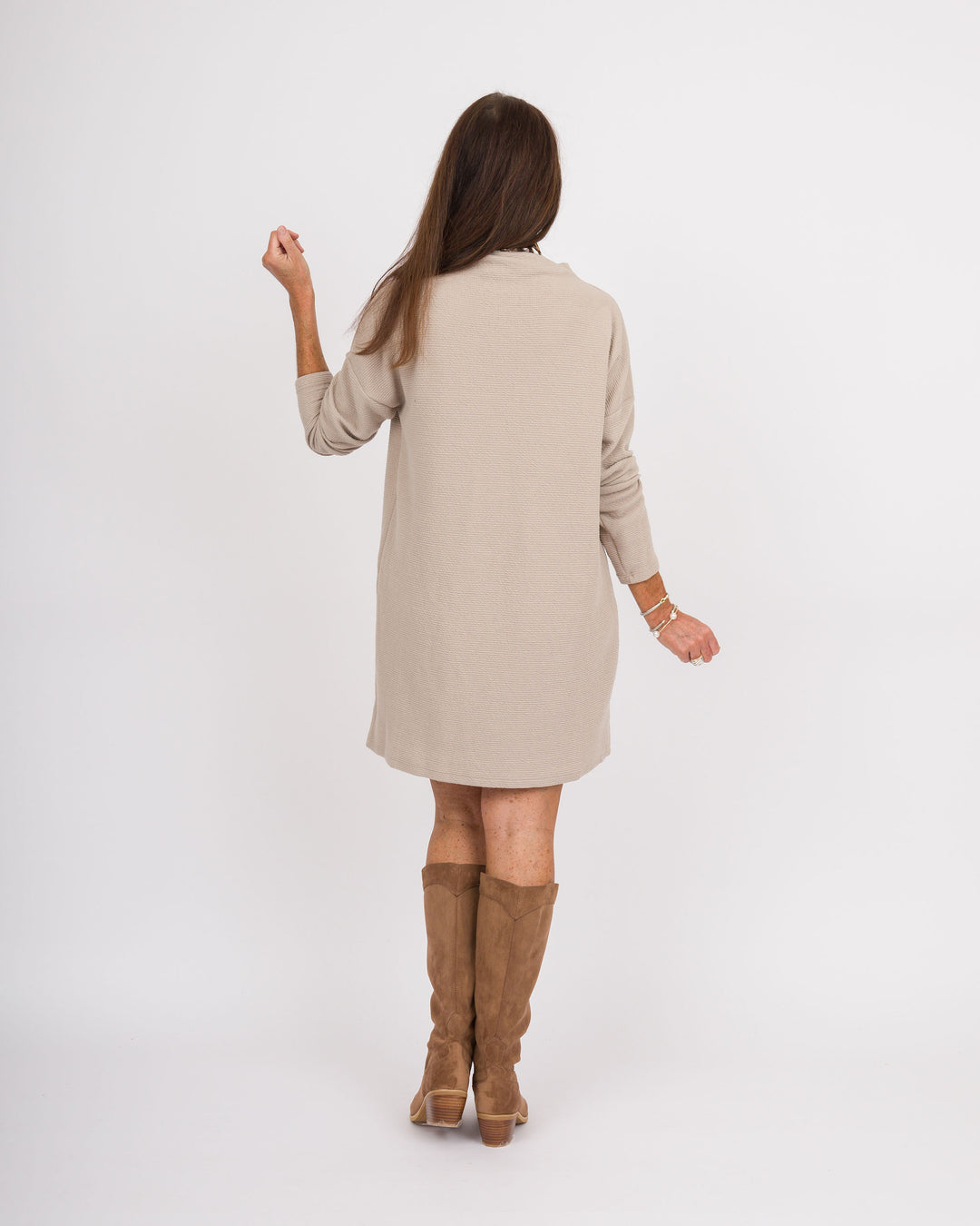 Cloud Knit Dress - Taupe