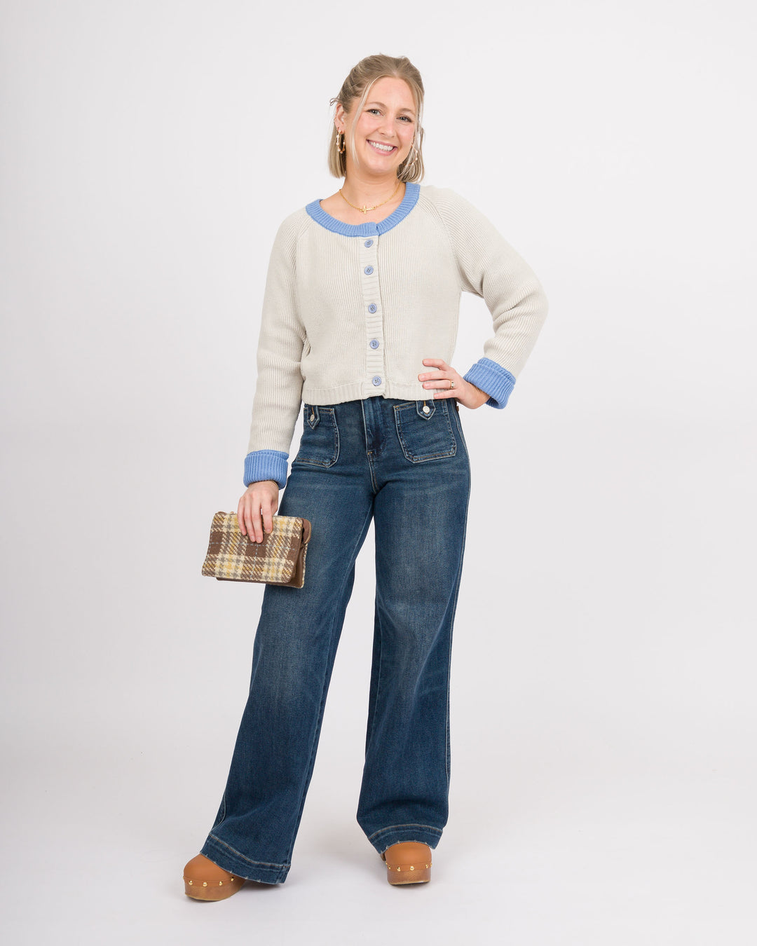 Pigeon Cropped Cardigan