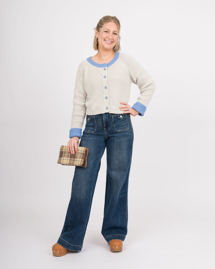 Pigeon Cropped Cardigan