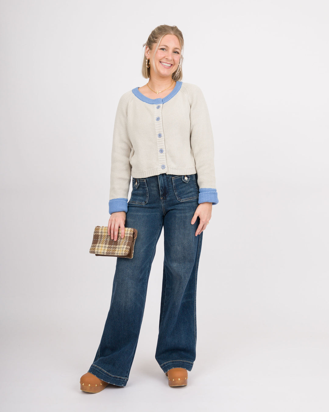Pigeon Cropped Cardigan