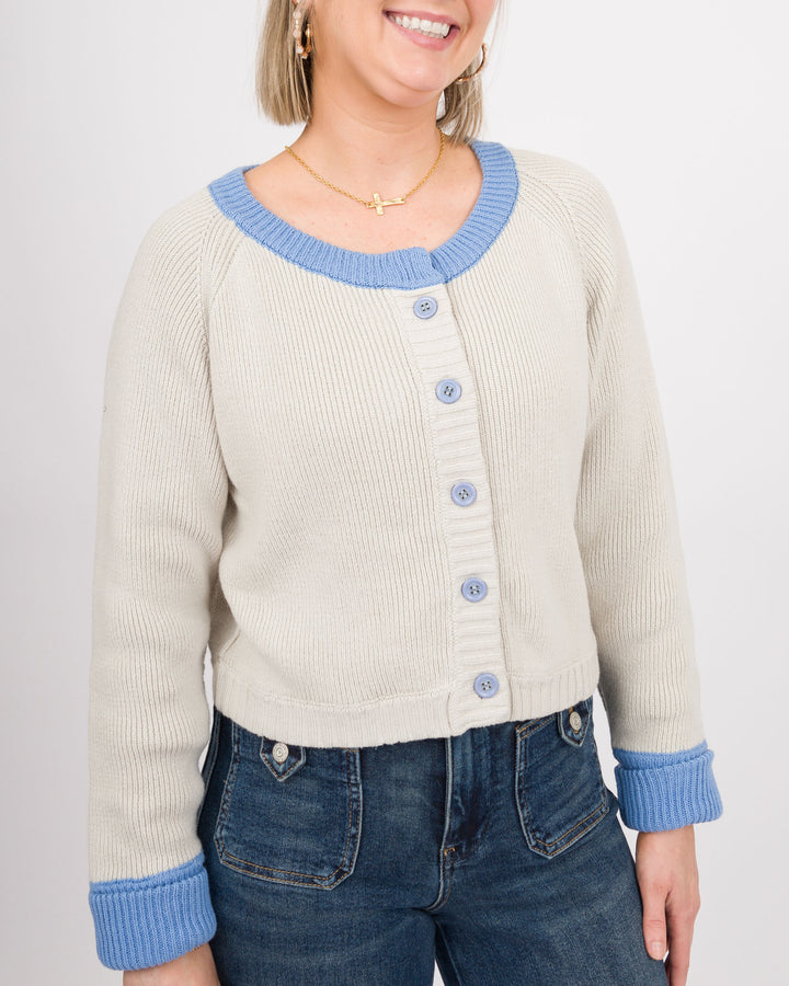 Pigeon Cropped Cardigan
