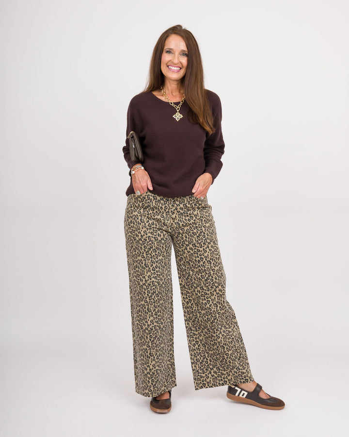 Heart of Pine Linda Long Sleeve Sweater - Cappuccino
