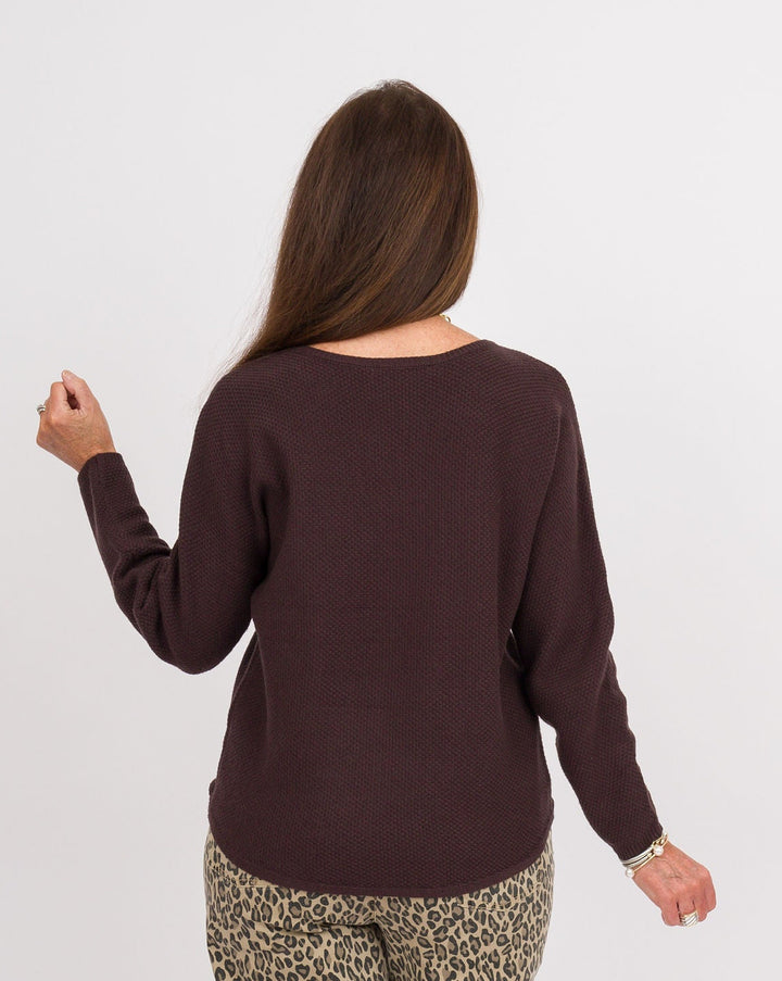 Heart of Pine Linda Long Sleeve Sweater - Cappuccino