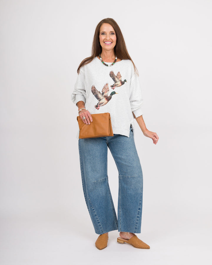 Duck Graphic Grey Sweatshirt