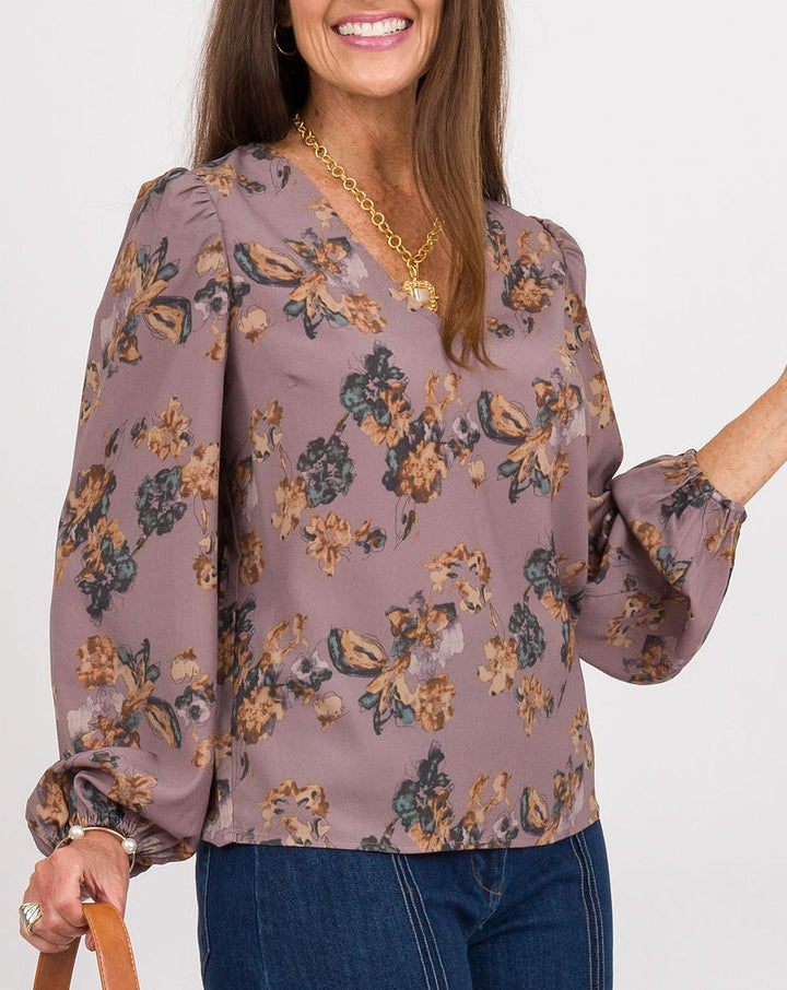 Mauve Meadow Blouse