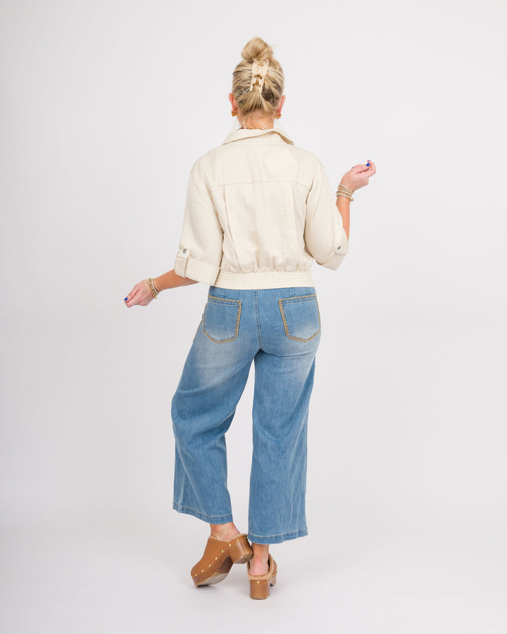 Wanda Whipstitch Pocket Pants