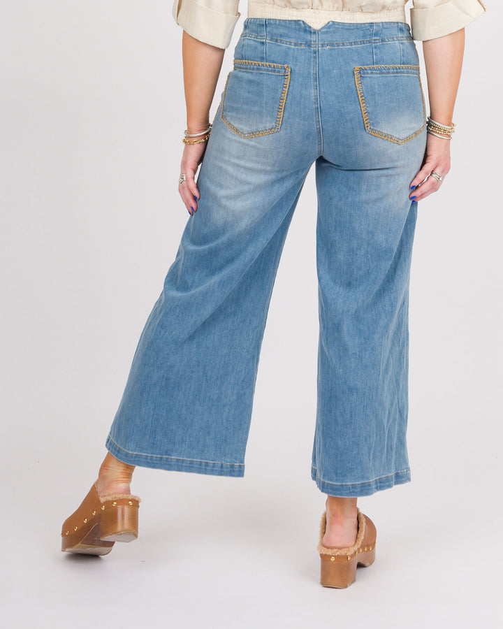 Wanda Whipstitch Pocket Pants