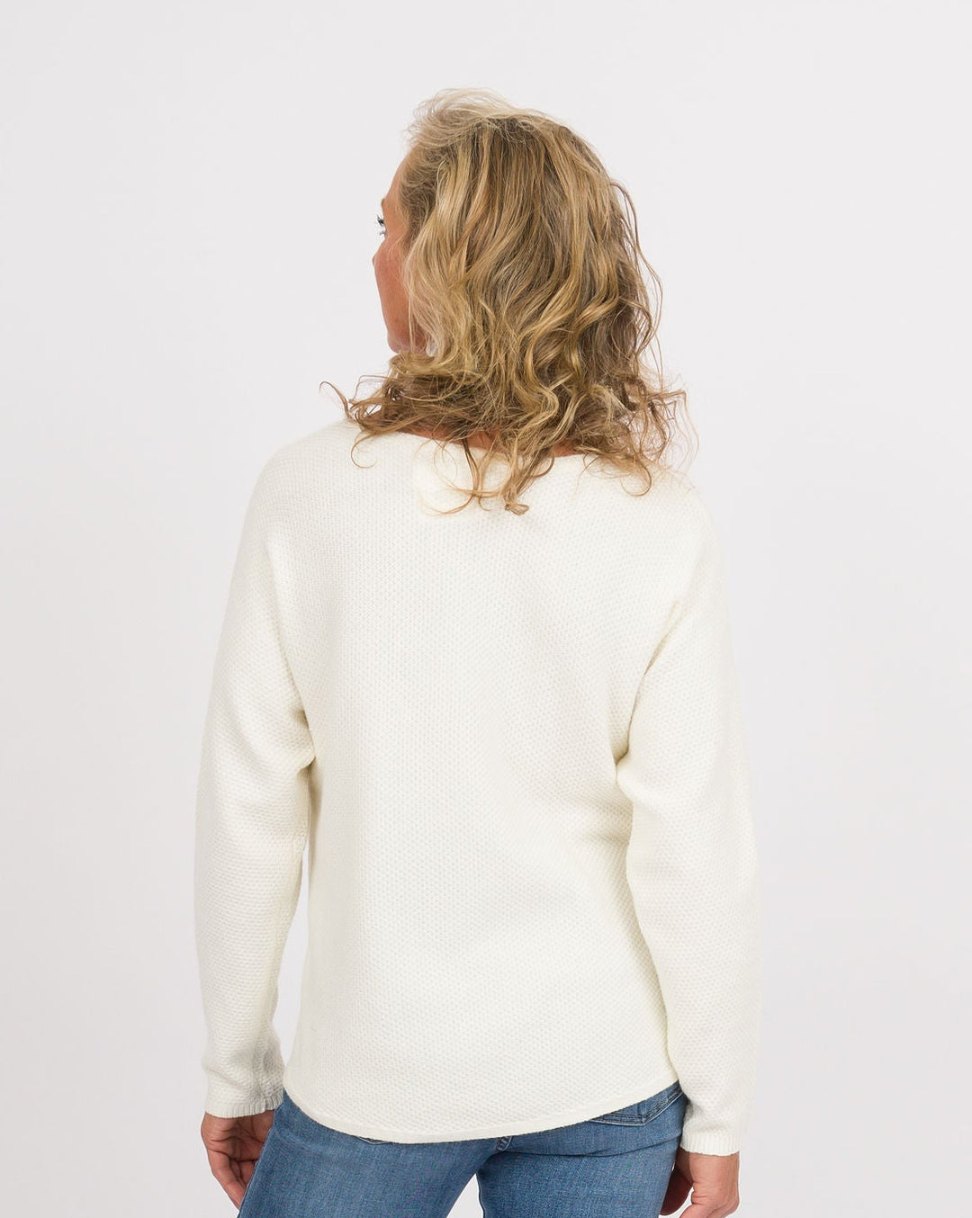 Heart of Pine Linda Long Sleeve Sweater - Vanilla
